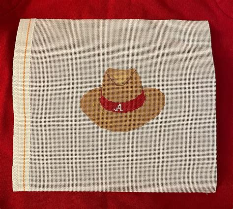 Nick Saban University of Alabama Hat Needlepoint Canvas CANVAS ONLY - Etsy