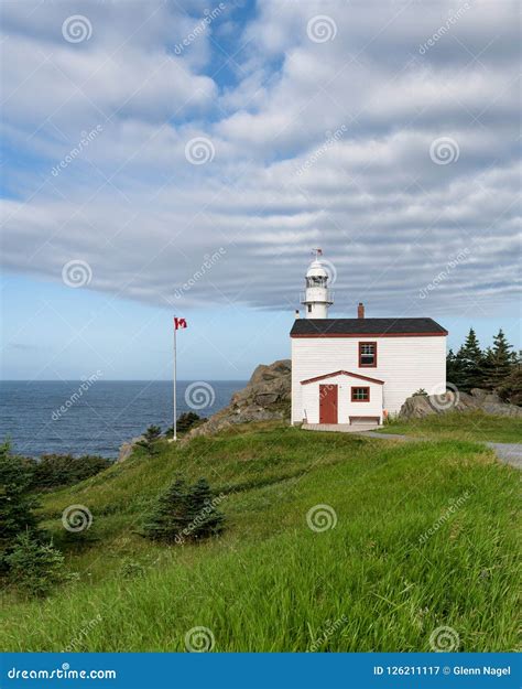 Lobster Cove Head Lighthouse in Newfoundland Editorial Photography ...