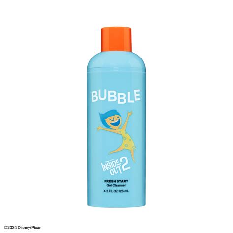 Inside Out 2 Fresh Start And Joy Bubble Skincare Gel Facial Cleanser