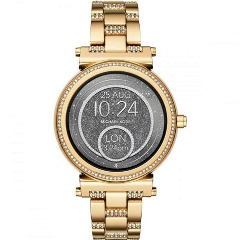 Michael Kors Access Sofie Gold Tone Touchscreen Smartwatch