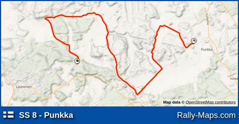 Ss Punkka Stage Map Riihim Ki Ralli Ralli Sm Rally