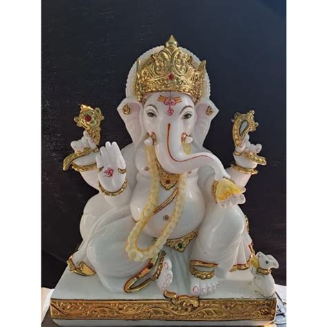 Customised Polished Marble Ganesha Statue At Best Price In Jaipur