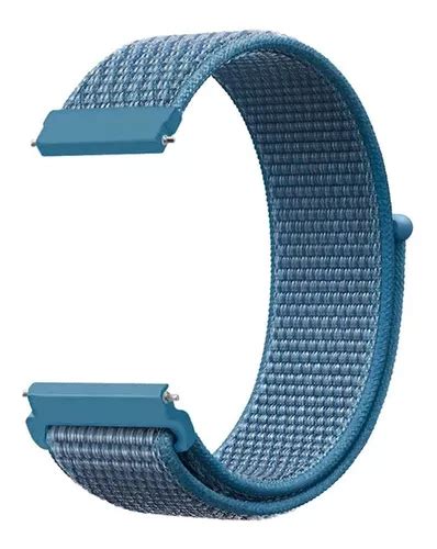 Pulseira Nylon Loop Encaixe Universal Mm Todas As Cores Cor Azul