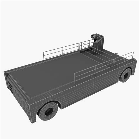 3d Airport Cargo Loader Model