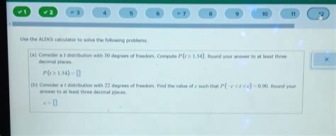 Solved Use The ALEKS Calculator To Solve The Following Chegg