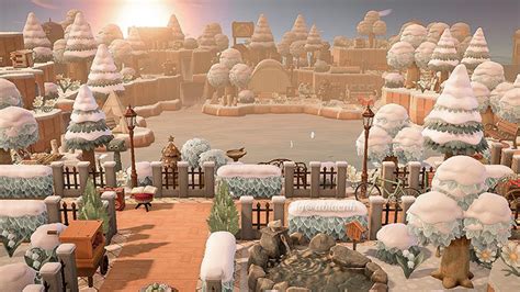 15 Cool Winter Island Design Ideas For Animal Crossing New Horizons