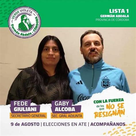 Lista Verde y Violeta de ATE Córdoba Nuestro pasado nos da orgullo y