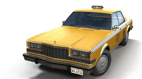 3D Model Dodge Diplomat 1980 Taxi VR AR Low Poly CGTrader