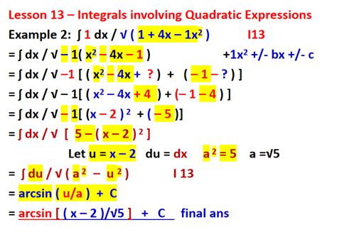 [solved] Subject Integral Calculus For Engineers Topic Integrals Involving Course Hero