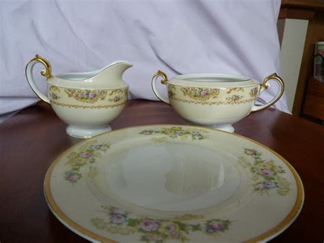 Cream And Sugarvintage Meito Hand Painted China Set Haute Juice