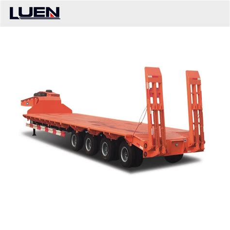 2021 Luen Most Load Capacity Transport Vehicle Gooseneck Low Bed Truck