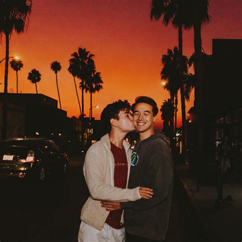 Cute Gay Couple California Sunset Artofit