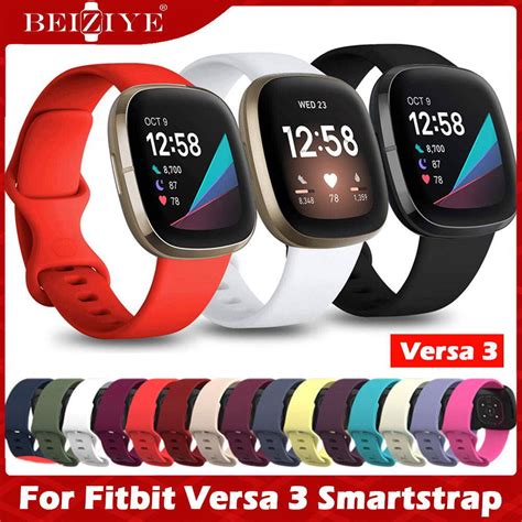 Strap For Fitbit Versa Sense Band Magnetic Silicone Sport Replacement