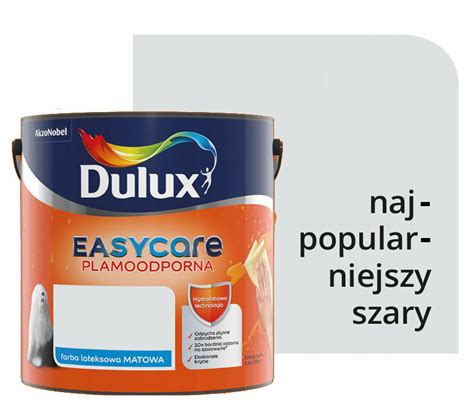 Dulux EasyCare 2 5L NAJPOPULARNIEJSZY SZARY Nowość 5319817 Cena