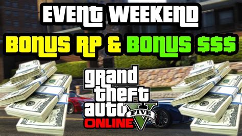 Gta Online Bonus Money Contest Bonus Rp Event Weekend