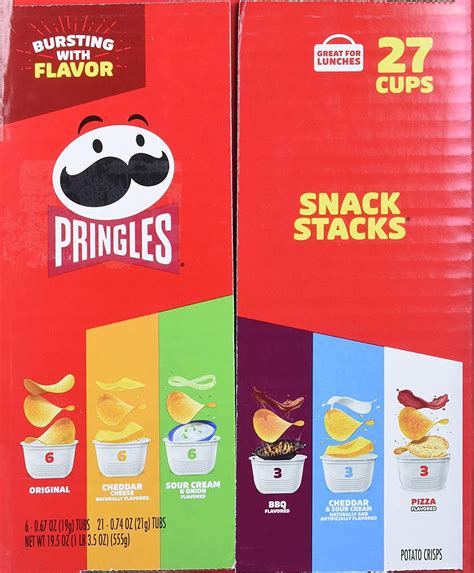 Pringles Potato Crisps Chips Lunch Snacks Office And Kids Snacks