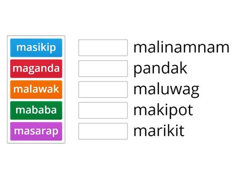 Ibigay Ang Kasingkahulugan Ng Mga Salitang Nakasulat Sa Bawat Bilang