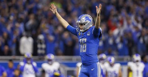 Detroit Lions Epic Playoff Win Jared Goffs Game Clinching Pass