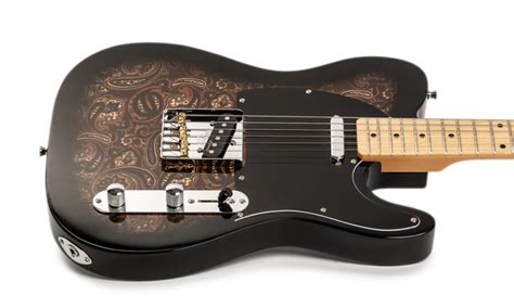 Harley Benton Black Paisley Telecaster Atelier Yuwa Ciao Jp