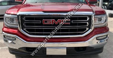 Frente GMC Sierra 2018 Cofre Facia Faros Parrilla Rejillas Partes