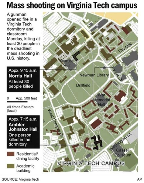 Map Of Virginia Tech Campus - Map