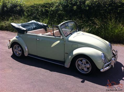 1972 Volkswagen 1300 Beetle Karmann Convertible In Berol Green