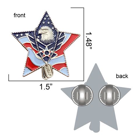 Us Air Force Veteran Pin We Want Ts Too