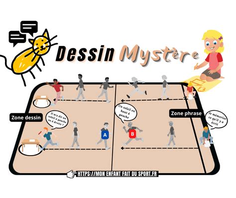 Règle du jeu du DESSIN MYSTERE jeu de coopération pour enfant Mon