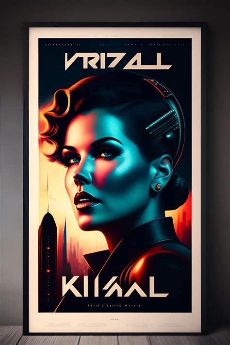 Lexica Futuristic Vintage Medium Shot S Poster With Cyberpunk