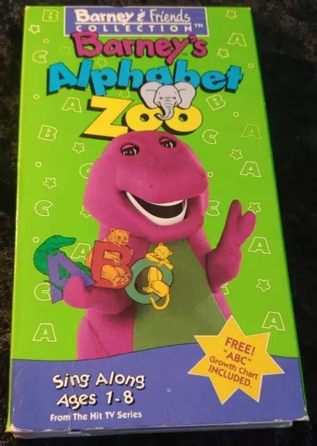 BARNEY - BARNEYS Alphabet Zoo (VHS, 1994) $6.86 - PicClick CA