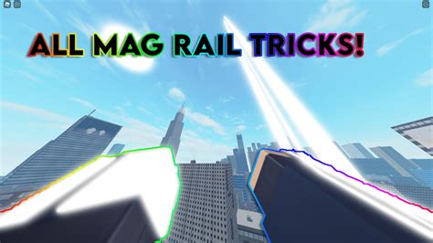 All Mag Rail Tricks Roblox Parkour Youtube