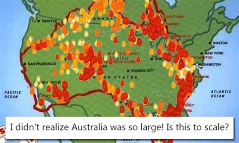 Australian Bushfires Map