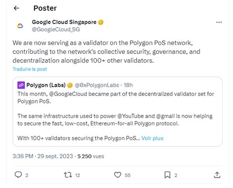 Crypto Google Cloud Integrates Polygon As A Validator Tremplin Io