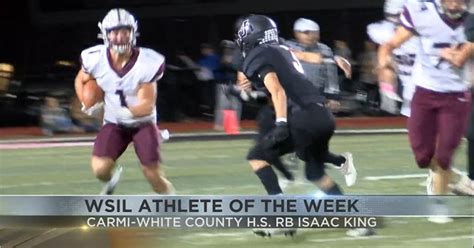 Carmi-White County High School RB Isaac King Grabs WSIL Athlete of the ...