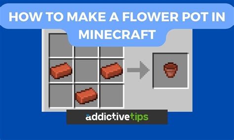 How To Make A Flower Pot In Minecraft