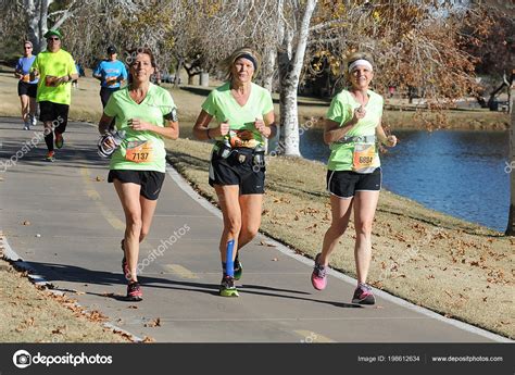 Road Race 10K Race Miles Being Held Scottsdale Arizona Sept – Stock ...