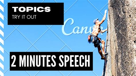 Best And Useful 2 Minutes Speech Topics