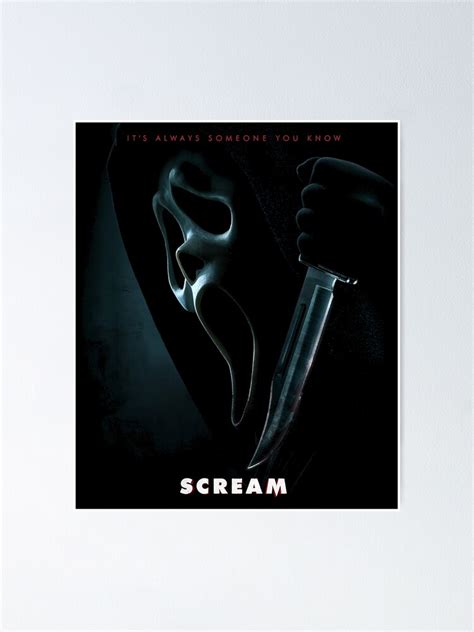 "Scream 5 movie poster Classic " Poster for Sale by ossiefktiana92 ...