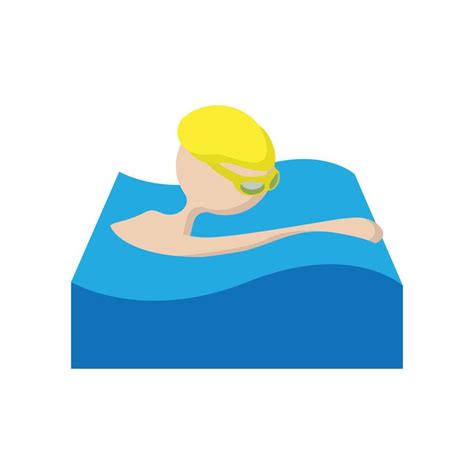 Swimmer Cartoon Icon 14383785 Vector Art At Vecteezy