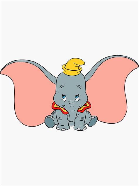 Pegatina «Dumbo» de baileylevin | Redbubble | Cute disney drawings ...