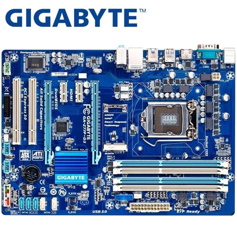 Placa mãe desktop GIGABYTE GA Z77P D3 Z77 soquete LGA 1155 i3 i5 i7