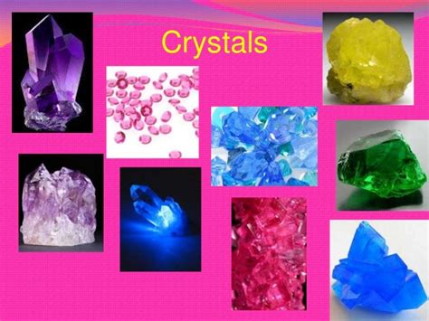 Formation of crystals