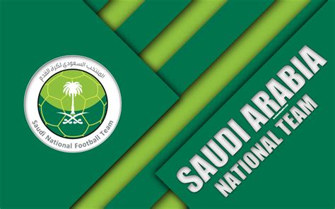 Download wallpapers Saudi Arabia national football team, 4k, emblem ...