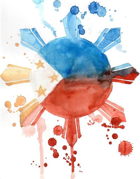 Philippine Flag Art Art Print by The Erudite Artist | Philippine art ...