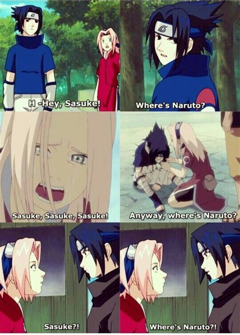 Sasuke Sakura Naruto Funny