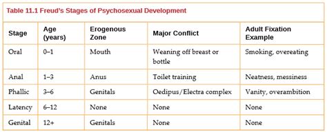 Freud Stages Of Development