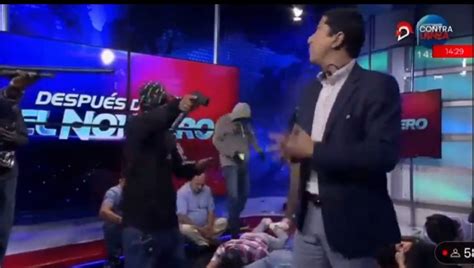 Caos En Ecuador Grupo Armado Se Toma Canal De Televisi N En Vivo Cw