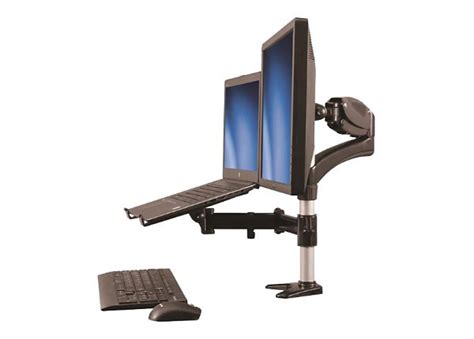 StarTech.com Single-Monitor and Laptop Stand - One-Touch Height ...