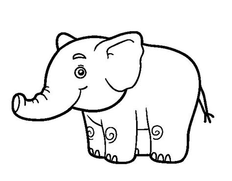 Elefante para Colorir e Imprimir Muito Fácil Colorir e Pintar