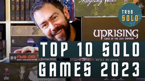 Top 10 Solo Board Games Of 2023 YouTube